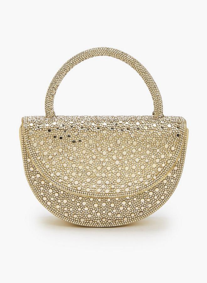 Flora Bella By Shoexpress Crystal Design Bag With Detachable Shoulder Strap Ramadan Collection - Image 1